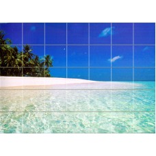 Art Mural Ceramic Backsplash Palm Beach Ocean Tile #360   230609173470